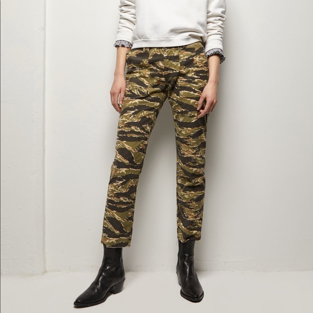 Nili Lotan- Jenna “Tiger Camo” print pants